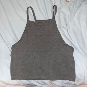 Gray H&M Tank crop top